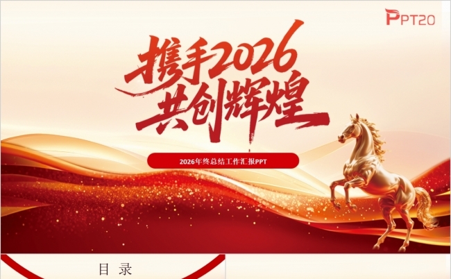 2026工作总结计划PPT缩略图