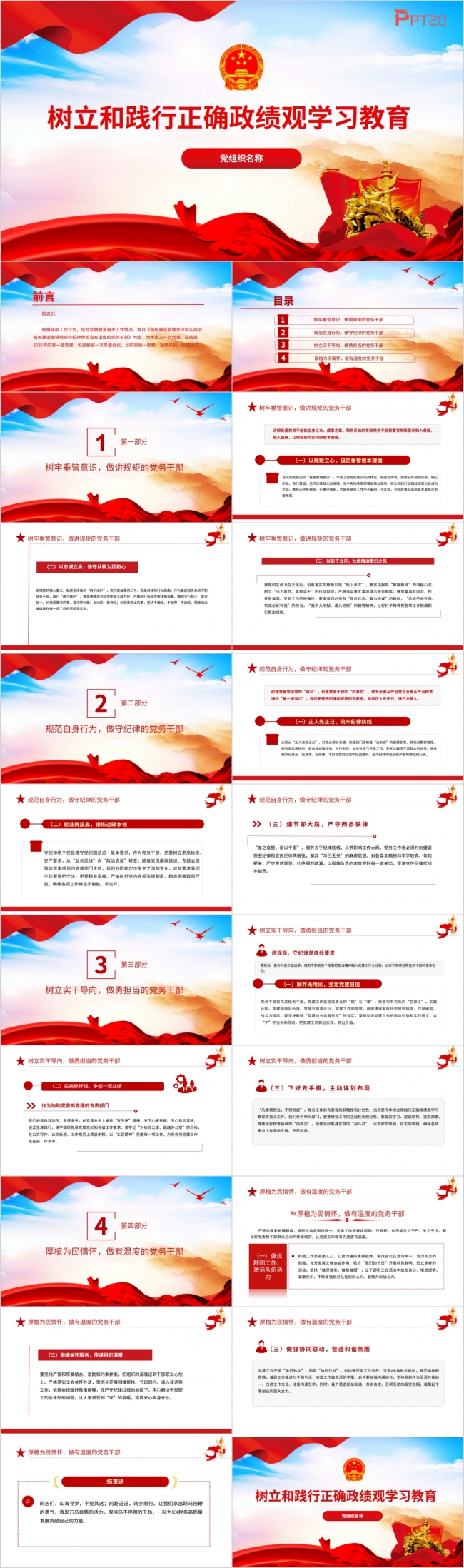 树立和践行正确政绩观学习教育PPT
